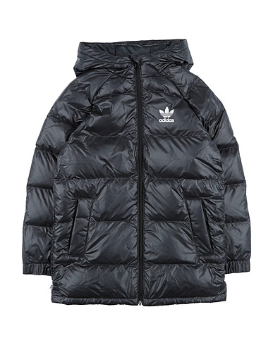 ADIDAS ORIGINALS Shell jacket DOWN JACKET ELO  Black 100% Recycled polyester
