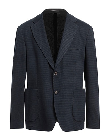 LAB. PAL ZILERI Blazer Navy blue 40% Cotton, 36% Polyester, 21% Viscose, 3% Elastane
