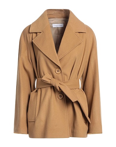 CARACTÈRE Cappotto Cammello 75% Lana, 25% Poliammide