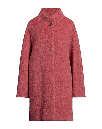 CINZIA ROCCA Coat Antique rose 38% Acrylic, 28% Polyester, 21% Wool, 10% Alpaca wool, 3% Polyamide