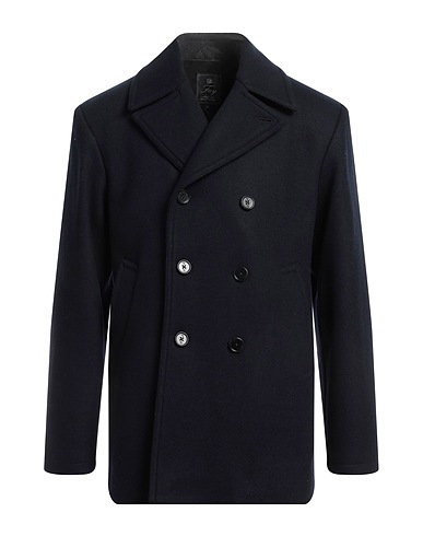 FAY Coat Midnight blue 70% Wool, 30% Polyamide