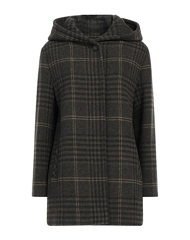 CINZIA ROCCA Coat Dark green 75% Wool, 25% Polyamide