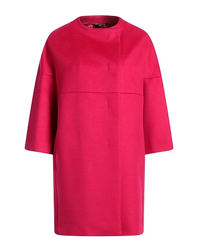 CINZIA ROCCA Coat Magenta 76% Virgin Wool, 24% Silk