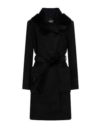 CINZIA ROCCA Coat Black 100% Wool