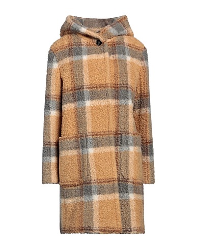 CINZIA ROCCA Manteau long Sable 57% Acrylique, 28% Polyester, 15% Laine