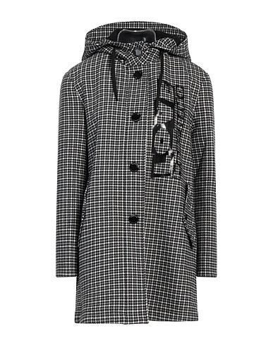 LOVE MOSCHINO Coat White 50% Cotton, 48% Polyester, 2% Other Fibres