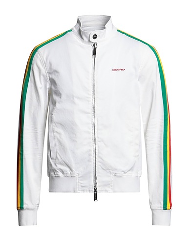 DSQUARED2 Jacket White 97% Cotton, 3% Elastane