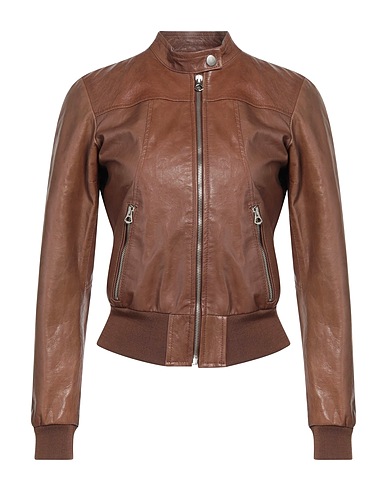 MASTERPELLE Bomber Brown Soft Leather