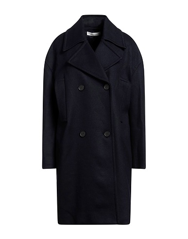 LIVIANA CONTI Coat Midnight blue 70% Cashmere, 30% Polyamide