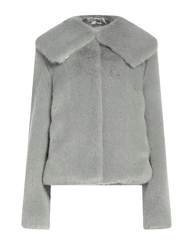 MOLLIOLLI Teddy Coat Grigio chiaro 100% Poliestere