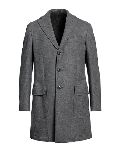 LUIGI BIANCHI Mantova Coat Grey 70% Wool, 25% Polyamide, 5% Other Fibres