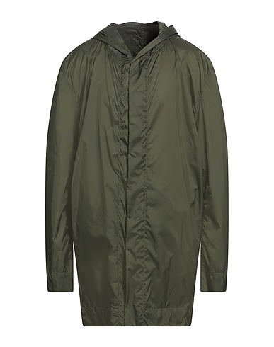 RICK OWENS Full-length jacket Dark green 100% Polyamide