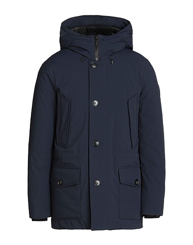 WOOLRICH Shell jacket ARCTIC STRETCH DOWN PARKA
 Navy blue 84% Polyamide, 16% Elastane
