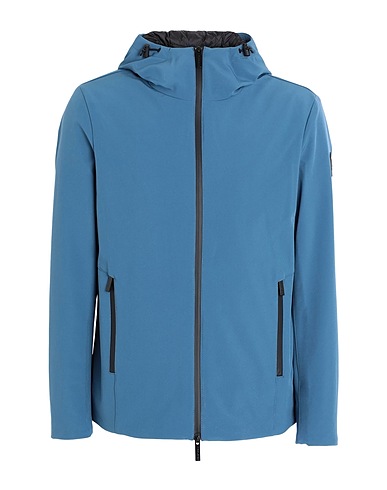 WOOLRICH Shell jacket PACIFIC SOFT SHELL JACKET
 Slate blue 94% Polyester, 6% Elastane