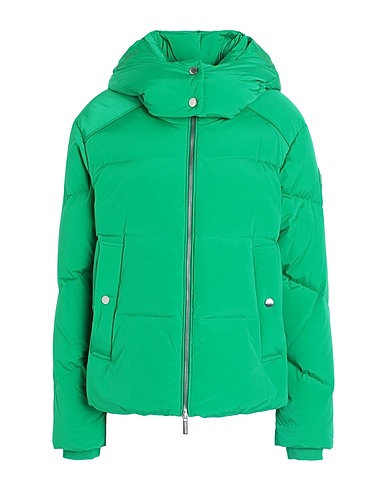 WOOLRICH Shell jacket ALSEA SHORT DOWN PUFFER JACKET
 Green 91% Polyamide, 9% Elastane