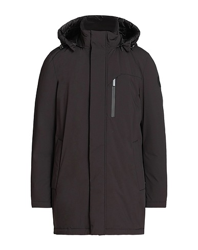 WOOLRICH Shell jacket MOUNTAIN STRETCH DOWN PARKA
 Black 84% Polyamide, 16% Elastane