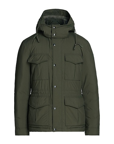 WOOLRICH Shell  jacket ALEUTIAN FIELD JACKET 
 Military green 100% Polyamide