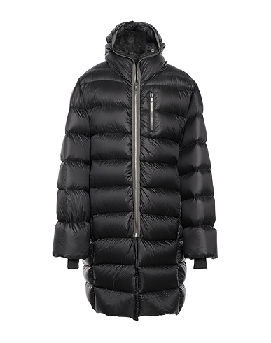 RICK OWENS Shell  jacket Black 100% Polyamide, Virgin Wool