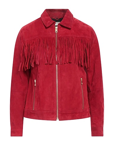 ZADIG&VOLTAIRE Biker jacket Brick 100% Goat skin