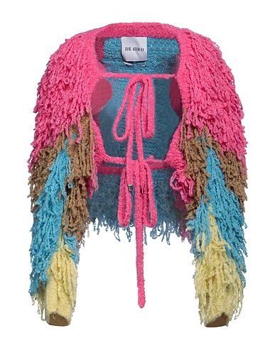 THE ATTICO Strickjacke Fuchsia 40% Acryl, 36% Alpakawolle, 14% Wolle, 10% Polyamid
