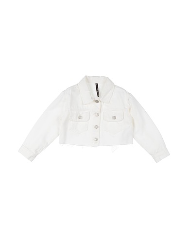 MANILA GRACE Denim jacket White 100% Cotton