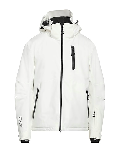 EA7 Jacket White 100% Polyester, Polyamide, Elastane