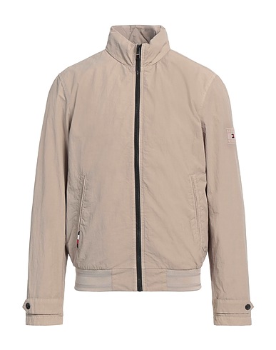 TOMMY HILFIGER Jacket Khaki 74% Polyamide, 26% Cotton, Elastane
