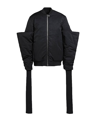 RICK OWENS Steppjacke Schwarz 53% Polyamid, 47% Baumwolle, Schurwolle