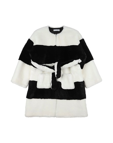 DOLCE&GABBANA Teddy Coat White 47% Acrylic, 39% Modacrylic, 14% Polyester