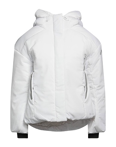 ADIDAS Shell jacket White 100% Recycled polyamide, Polyester, Elastane