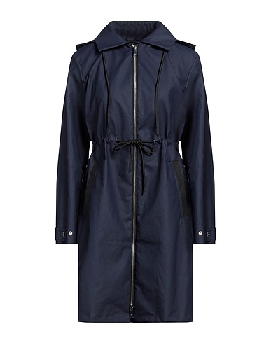 ADD Lange Jacke Marineblau 63% Leinen, 37% Polyurethan