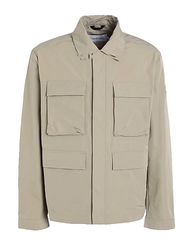 CALVIN KLEIN Jacket Beige 100% Polyester