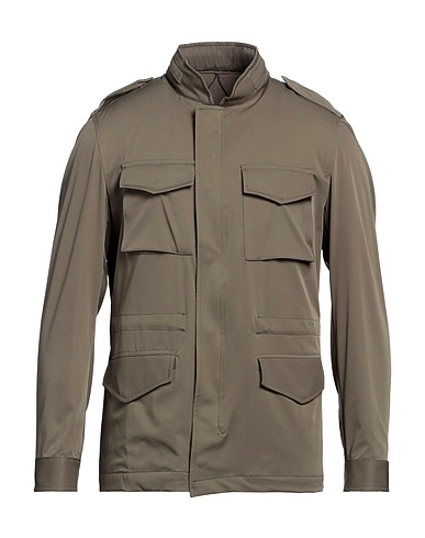 BARBA Napoli Jacket Military green 92% Nylon, 8% Elastane
