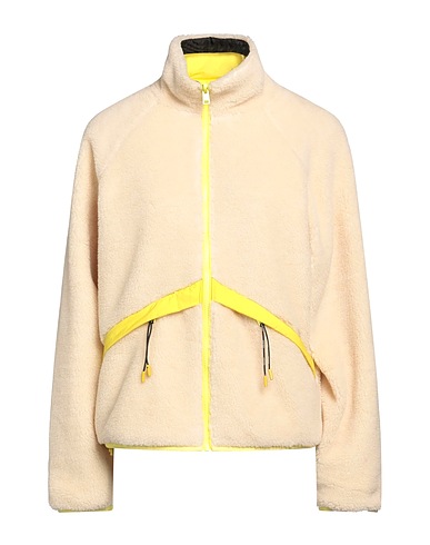 WOOLRICH Teddy Coat Beige 75% Polyester, 25% Wool