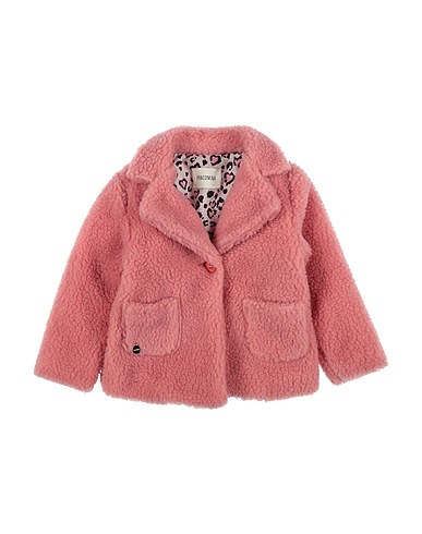 FRACOMINA MINI Teddy Coat Pink 80% Polyester, 20% Acrylic