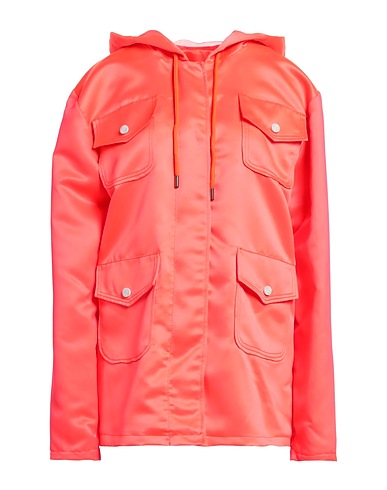 FRANKIE MORELLO Jacket Coral 100% Polyester, Polyamide