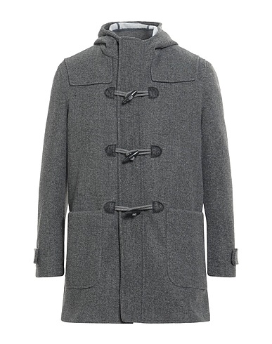 BARBATI Coat Grey 85% Polyester, 15% Polyamide