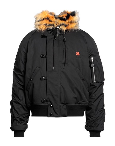 KENZO Bomber Black 52% Polyester, 48% Polyamide, Modacrylic, Acrylic, Wool