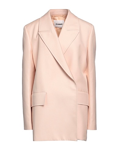 JIL SANDER Cabanjacke & Zweireiher Hellrosa 100% Baumwolle