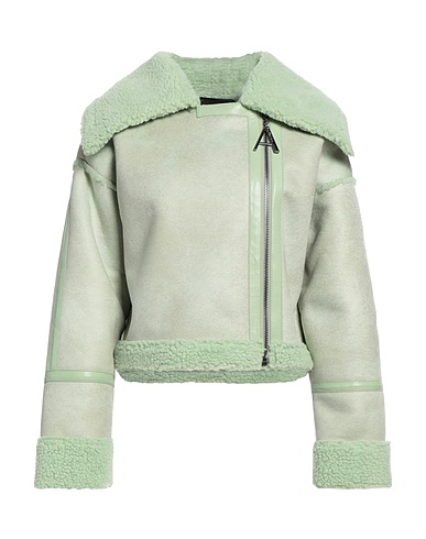 ACTITUDE by TWINSET Teddy Coat Verde chiaro 100% Poliestere