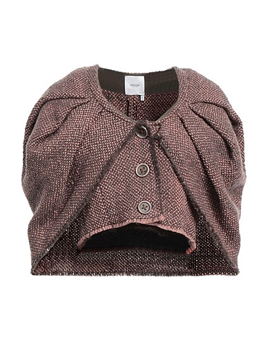 AGNONA Cape Antique rose 96% Wool, 4% Polyamide, Cotton, Viscose, Soft Leather