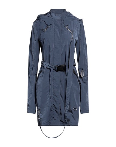 JEREMY SCOTT Full-length jacket Navy 100% Polyamide