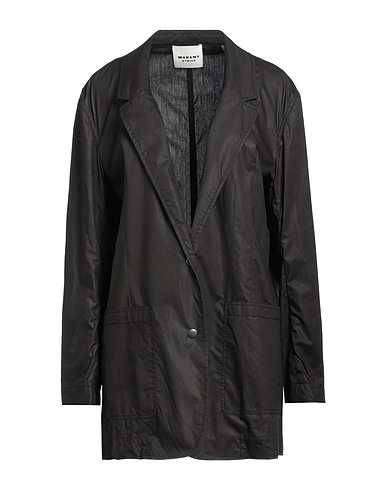 MARANT ÉTOILE Full-length jacket Charcoal 100% Cotton