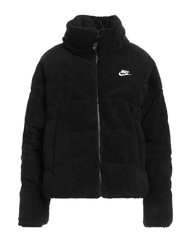 NIKE Kunstpelz Schwarz 83% Polyester, 17% Acryl