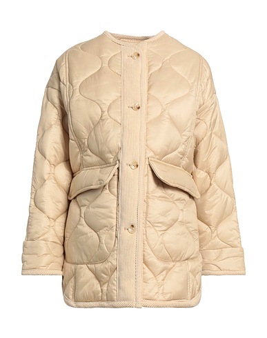 SEMICOUTURE COATS & JACKETS Cream 100% Polyamide