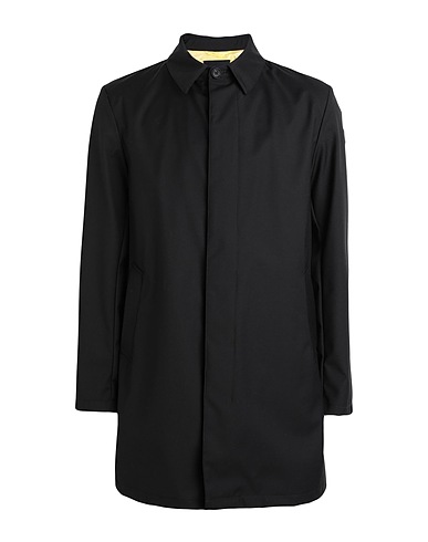 ADD Full-length jacket Black 80% Polyester, 20% Viscose