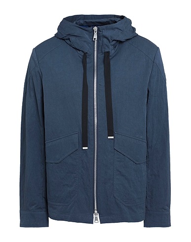 ADD Full-length jacket Midnight blue 68% Cotton, 32% Polyamide