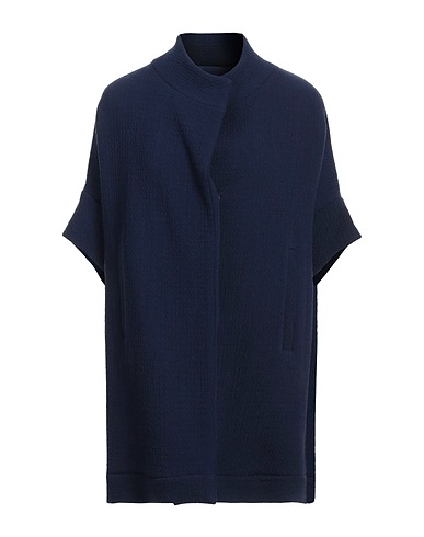 LUISA BELOTTI Lange Jacke Marineblau 100% Baumwolle