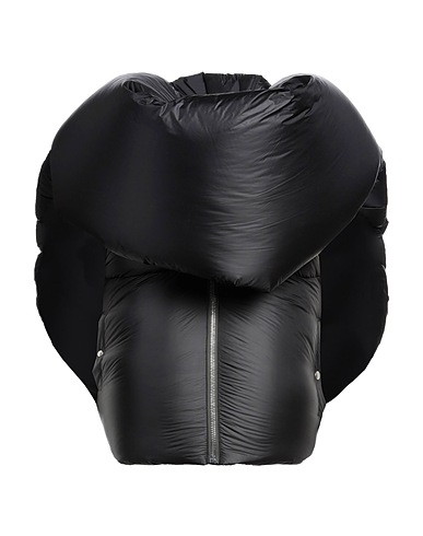 RICK OWENS Shell jacket Black 100% Polyamide, Virgin Wool