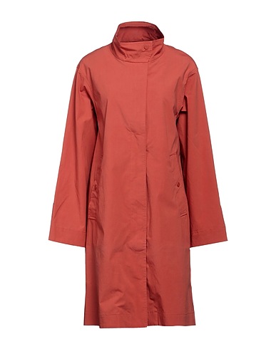 ELVINE Full-length jacket Brick red 77% Cotton, 19% Nylon, 4% Elastane